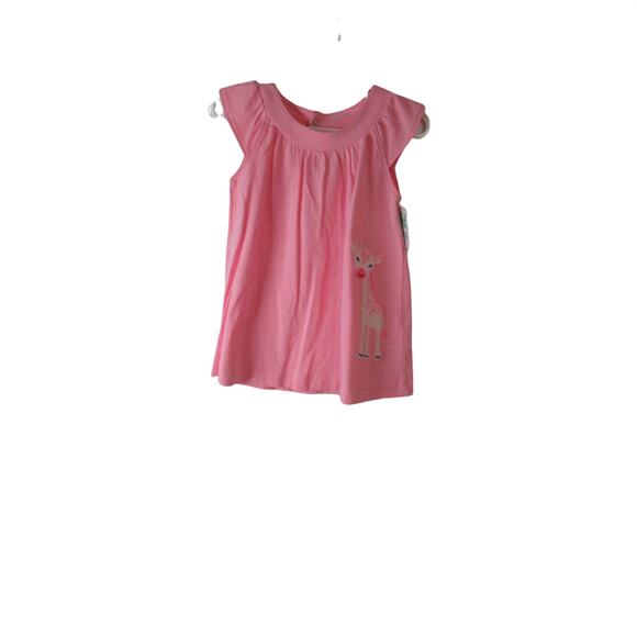 NWT Child of Mine made by carter's pink giraffe dress - Picture 1 of 3